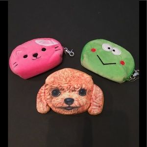 Bundle.....Three cute mini coin purses